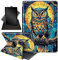 for Amazon Fire HD 10 Tablet (2017 and 2019 Releases,with 7th and 9th Generations) Case,360 Degree Rotating Stand Smart Protective Cover Case,for New Fire HD 10 10.1 inch,Owl and Moon
