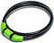 Sport Direct™ 8mm x 76cm Steel Cable Bicycle Bike Combination Lock (Non-Changeable Unique Code)