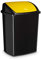 CEP Poubelle à Couvercle Basculant Plastique 50L, Plastique, Jaune