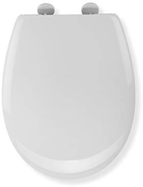 Croydex Hudson Anti-Bacterial Toilet Seat with Soft Close Hinges and Quick Release For Easy Fitting
