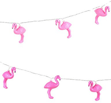 W WIDMANN Generique - Guirlande Lumineuse Flamants Roses 2m10