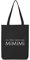 OwnDesigner Ich höre immer nur mimimi Jute Einkaufstasche Baumwolltasche Waschbar mit Aufdruck Stofftasche Motive Beutel Jutebeutel (A900 440 Schwarz)