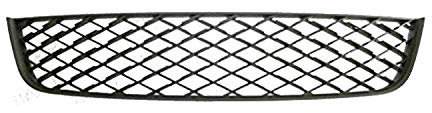 Griglia centrale paraurti anteriore nera, compatibile con VOLKSWAGEN GOLF dal 10/1997 al 07/2003