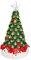 Vacchetti Albero Ceramica Verde con Led