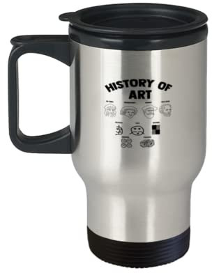 Coffee Travel Mug Funny History Of Art Famous Artist