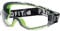 PRO FIT Schutzbrille - Arbeitsschutzbrille für Brillenträger T-Spex – klare Vollsichtbrille, Beschlagfreie Panoramaschutzbrille für Brillenträger, mit UV-Schutz & Ventilation - Grün/Schwarz