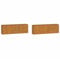 vidaXL Fioriere da Parete 2 pz Ruggine in Acciaio Corten 53x10x17 cm