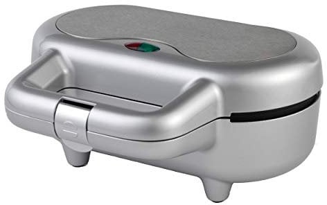 Progress Deep Fill Pie Maker – Double Non-Stick Plates, Cool Touch Lock Latch Handle, Crimping Edge, Sweet & Savoury Pies, 3-5 Min Preheat, Twin XL Pies, Fruit, Meat, Mince Pie, Silver, 1000W