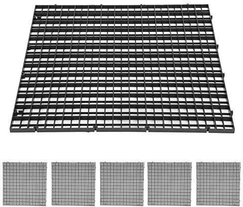 Ejoyous 6Pcs Aquarium Trennwand, Aquarium Tank Grid Fisch Tank Teiler Aquarium-Trenngitter Aquarium Fisch Tank Isolierung um Verschiedene Fische zu halten (30 * 30CM)