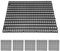 Ejoyous 6Pcs Aquarium Trennwand, Aquarium Tank Grid Fisch Tank Teiler Aquarium-Trenngitter Aquarium Fisch Tank Isolierung um Verschiedene Fische zu halten (30 * 30CM)