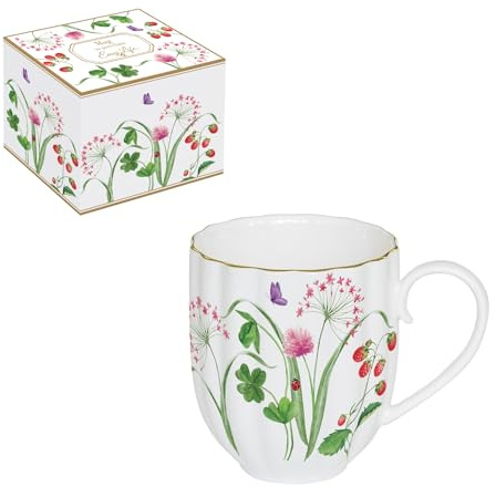 Easy Life Set mit 1 Tasse aus Porzellan, 300 ml