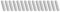 PATIKIL 3/8-16 UNC Tige Entièrement Filetée en Acier Inoxydable 304, 15Pcs 40mm Longueur Vis Filetée Longue Filetage à Droite Tige Filetée pour Boulons d'Ancrage Colliers Boulons en U