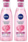 NIVEA Rosenwasser Gesichtswasser (200 ml), erfrischendes Gesichtswasser mit Rosenwasser natürlichen Ursprungs, klärende Gesichtspflege für jeden Hauttyp (Packung mit 2)