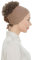 ihvan online Hijab Kappe, Kopftuch, Volumizing Anti Rutsch Kopftücher Unterkappe für Frauen, Bone mit Rückbindung, Hellbraun