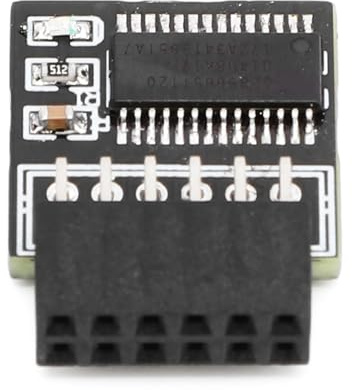 TPM SPI 12Pin-Modul für GC TPM2.0 S, Bessere Kompatibilität mit DDR4-Motherboards, SPI-Schnittstelle, Personal Computer, 10 11 Kompatibel für GC TPM2.0 S