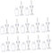 Healeved 12Pcs Wine Bottle Lip Gloss Tubes Refillable Lip Gloss Vials for Makeup Unique Design for for Home Use and Travel