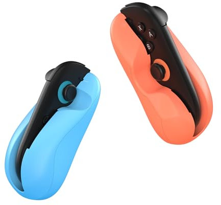 Maus Kompatibel mit Nintendo Switch 2 Gaming Controller Maus, Maus Control Action Shooting Spiele Zubehör für Switch 2 JoyCon Controller Griff, 2 Pack (Orange/Blau)