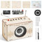 Radio Bausatz, Experimente für Kinder ab 8, Lautsprecher Bausatz, DIY Kits Holz Radio, Elektronik Baukasten, Holz Bausatz Kinder, Experimentierkasten, STEM-Spielzeug Geschenke ab 8-12 Jahre Jungen