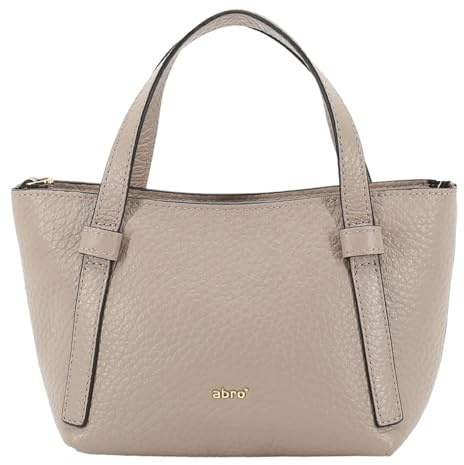 Abro Handtasche Umhängetasche Leather Tekla COSMO Mini Handbag Siena taupe