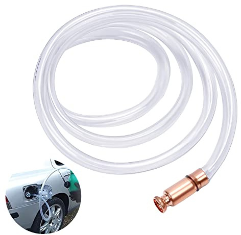 XRVRILE Schüttelpumpe, Schüttelschlauch 187 cm Länge, Handpumpe Wasser, Schlauchpumpe zum Umfüllen, Benzin Handpumpe Schittelschlauch Pumpschlauch von Flüssigkeiten Diesel Benzin Öl Wasser Aquarium