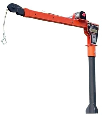 SDdPulse Herramienta de elevación de 499 kg plegable para camión grúa elevadora, cabrestante eléctrico, 2000 libras, 12 V, grúas eléctricas de acero pintado