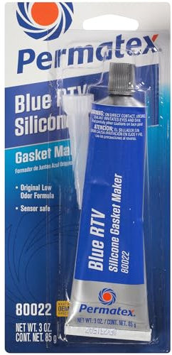 Permatex 80022 Sensor-Safe Blue RTV Silicone Gasket Maker, 3 oz. Tube