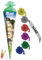 Schultüte - Schleich Dino 22 cm - incl. Namen und individueller Schleife mit Tüllabschluß - Zuckertüte Roth Dinosaurier Dinos Urzeit Saurier T-Rex Tyrannosaur