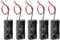sourcing map 5Pcs 2 x 1.5V AAA Battery Holder Storage Box Wire Leads Black Plastic