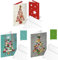 Logbuch-Verlag 9 Weihnachtskarten 3 x 3 Baum Motive mit Kuvert weihnachtliche Karten für Kunden Mitarbeiter Freunde
