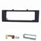 tomzz Audio 2437-006 Radioblende Set kompatibel mit Mitsubishi Colt Typ Z30 Bj.2004-2008 dunkelgrau mit Radioadapter ISO Einbauschacht