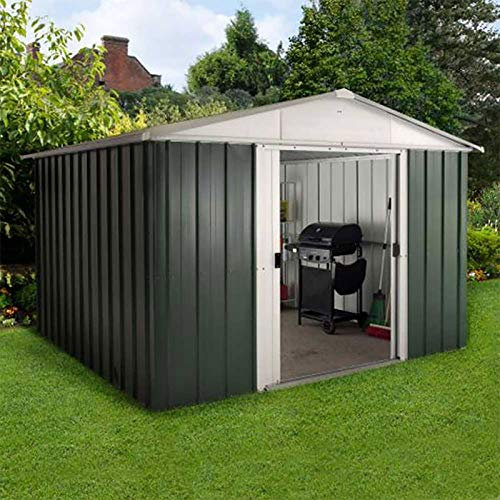 Yardmaster 10x8 Apex Metal Shed & Steel Floor Frame - Assembly Available