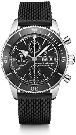 Breitling Superocean Heritage II Chronograph, 44 mm, Schwarz , Taucher, Chronograph, Automatikuhr
