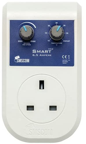 SMSCOM Smart Fan Controller 6.5amp - Without Temperature Sensor Probe