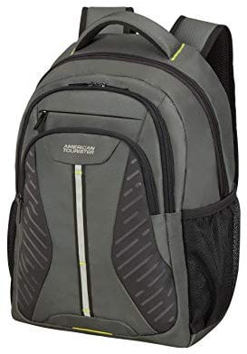 American Tourister AT Work - Zaino porta pc Reflect 15.6 pollici, 45 cm, 25 L, Grigio (Shadow Grey)