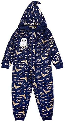 Harry Potter Onesie Girls Kinder Hogwarts Hedwig Alle in einem Pyjamas 9-10 Jahre