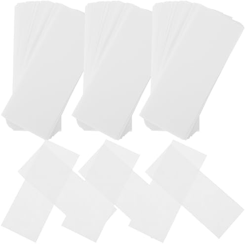 VILLCASE Labor Reinigungspapier Streifen Saugfähiges Papier Für Chromatographie Experimentier-Löschpapier Staubentfernungspapier 500 Blatt 7.50 X 2.80 X 0.10 cm
