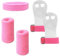2 Correas de muñeca de Agarre de Gimnasia Deportiva con 2 Correas de protección muñeca, 1 Diadema Deportiva, Protector Agarre de Mano, agarres Gimnasia niños, agarres Equipo Gimnasia Tenis, Fitness