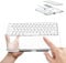 Transparent Acrylic Keyboard Stand and Touchpad Tray Pad Suitable for 2/3 Generation Apple Magic Keyboards and Apple Magic Touchpads, Comfortable to Relieve Wrist Pain Hand Rest