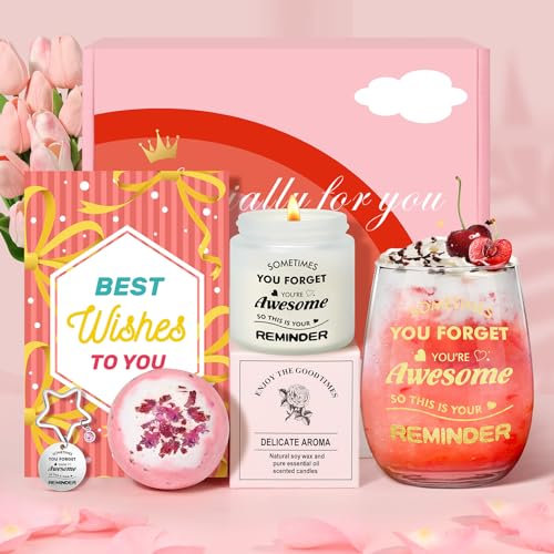 Tecanne Birthday Gifts for Women, Presents for Her, Mum Grandma Wife Best Friends Sisters Daughter Bestie, Ladies Pamper Hamper Gift Box