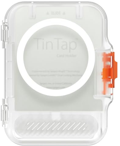 Spigen TinTap MagFit+ MagSafe Kartenhalter mit Verschluss-System Kompatibel mit iPhone 17/16/15, andere MagSafe-Modelle, Google Pixelsnap und MagSafe-Zubehör - Dünenbeige