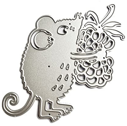 JSGHGDF Stanzschablone aus Karbonstahl, Motiv: Maus, Stanzschablone, Scrapbooking, für Karten, als Dekoration