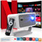 4K Beamer [Netflix Offiziell/Autofokus/360° Drehbarer Stand] Video Beamer mit WiFi und Bluetooth 1080P Nativ, One-Click Use Netflix/YouTube/PrimeVideo/D+, Smart Home Outdoor Projektor