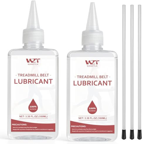 LAMXIN LaufbandöL 200ml, Widerstandsfähig und Stabil Reduziert Reibung Laufband öL, SilikonöL Laufband Geeignet für alle Laufbandtypen(mit 3 Schläuchen)
