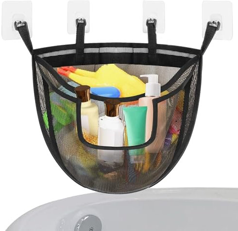 Badezimmer Spielzeug Aufbewahrung, Netz Aufbewahrung Für Badespielzeug, Großes Netz Aufbewahrungskorb Für Spielzeug In Bad Kinderzimmer Wohnung Dusche