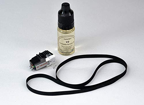 Generic Patrone, Tonabnehmer, Stylus, Nadel, Antriebsriemen und V2 Super Lube, Refurb Kit für Yamaha P-200, P-16, P-320, 23,SC