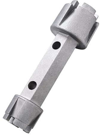 HAUTMEC Tub Drain Remover Wrench Tool Heavy Duty Aluminum Shower Bathtub Drain Removal Tool PL0030