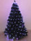 Luccika Mantello a rete di Luci con 240 Led Viola e Bianco Ghiaccio per Albero di Natale da 180 a 230 cm di altezza con memoria e 8 giochi di luce per Interno ed Esterno