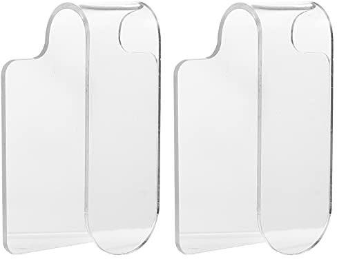 FRCOLOR Makeup Mixing Palette, 2pcs Clear Makeup Palette Foundation Blending Plate Professional Makeup Palette for Mixing