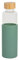 Sema Design - Colorada Gourde Réutilisable Bouteille en Verre - 550mL - Bouteille d’eau en verre avec housse en silicone (Vert d'eau)