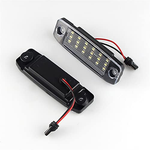 MURRAYLE 2 Stück 12 V Weiß 18 passend für Kia Sportage ab 2010 passend für Hyundai Kona 2017 - für I40 CW 2011 - SMD Kennzeichenbeleuchtung Kennzeichenbeleuchtung